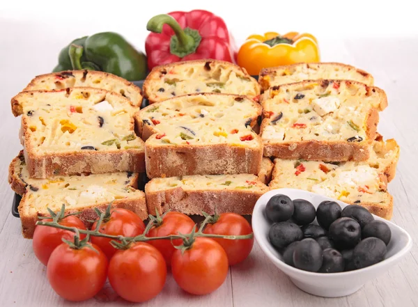 Vegetable bread — Stock Photo, Image