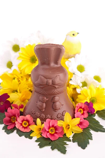 초콜릿 벨과 꽃 — 스톡 사진