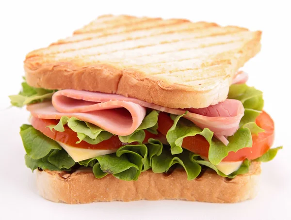 Geïsoleerde sandwich — Stockfoto