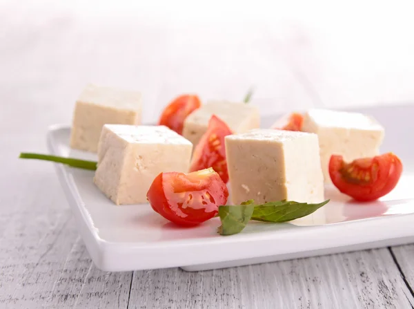 Čerstvé tofu — Stock fotografie