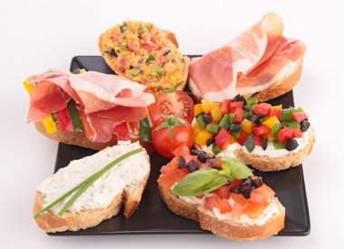 Bruschetta sebzeler