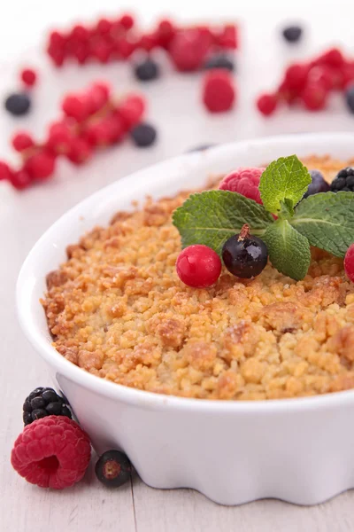 Gourmet crumble — Stock Photo, Image