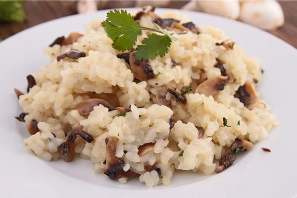 Mushroom risotto — Stock Photo, Image