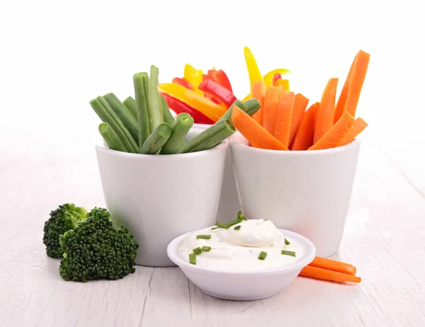 Verduras sobre fondo blanco — Foto de Stock