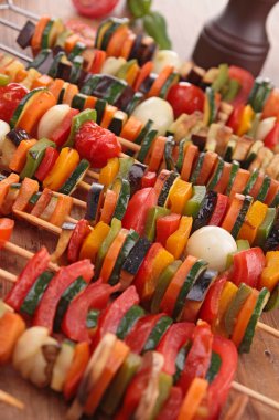 Vejetaryen şiş kebap