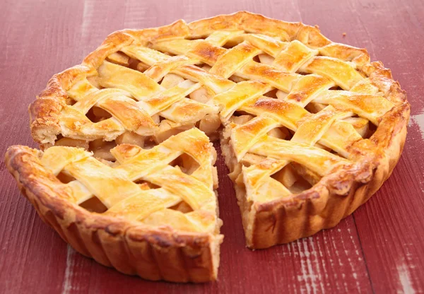 Apfelkuchen — Stockfoto