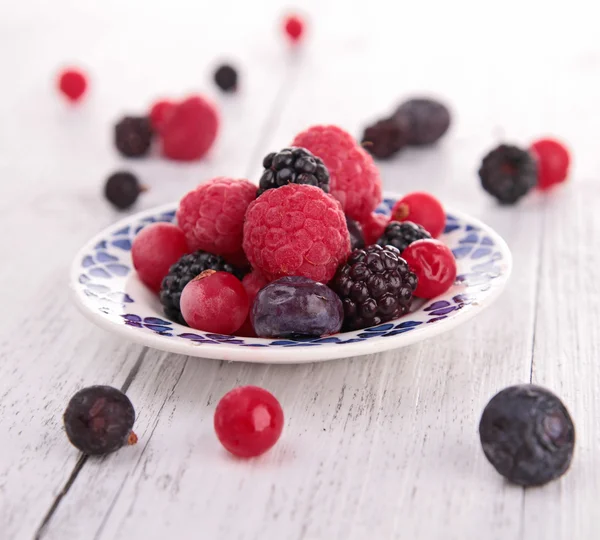 Collection of berries fruits — Stock Photo, Image