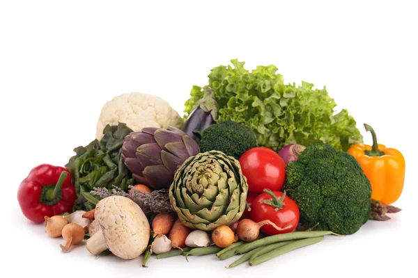 Kolekce ze syrové zeleniny — Stock fotografie