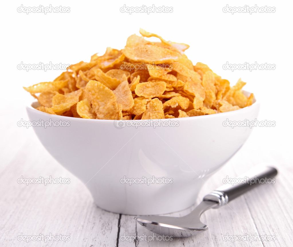 bowl of corn flakes