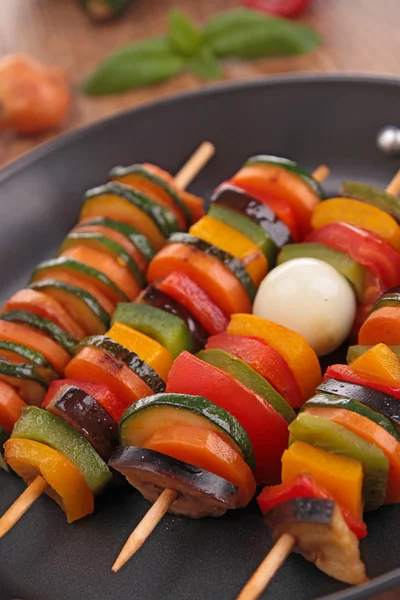 Vegetables kebab — Stock Photo, Image