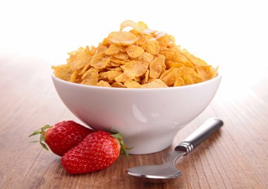 tahıl ve meyve kase