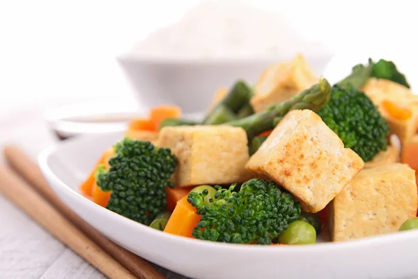 Tofu frito — Fotografia de Stock
