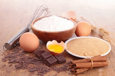 assortement malzemeler pişirme