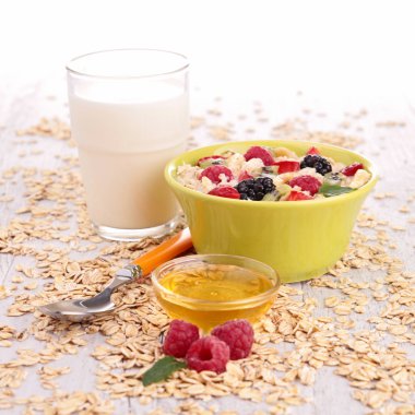 Sağlıklı kahvaltı.