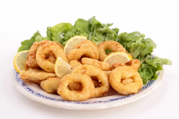 Fried calamari — Stock Photo, Image