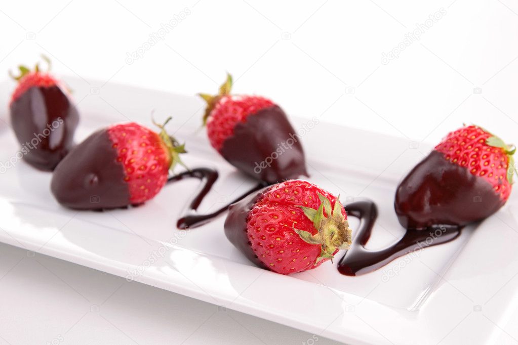 strawberry and chocolate