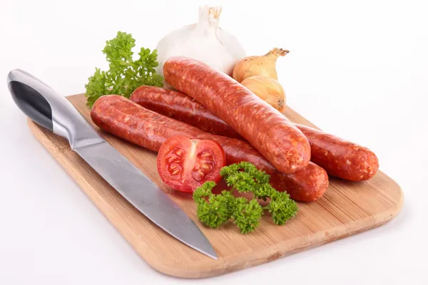 Raw sausages — Stock Photo, Image