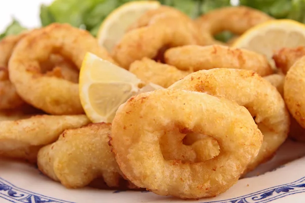 Gebakken calamares — Stockfoto