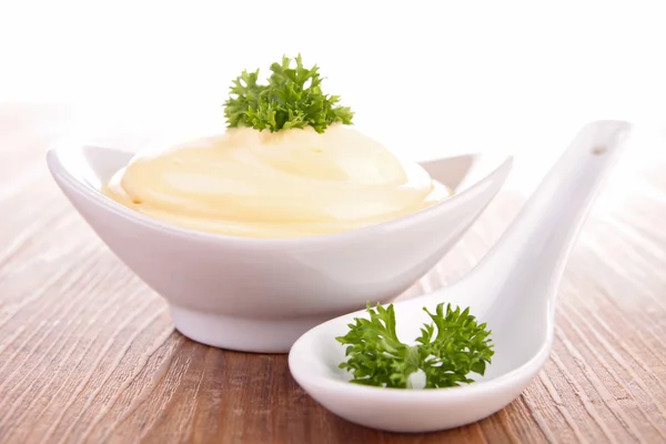 Schüssel Mayonnaise — Stockfoto