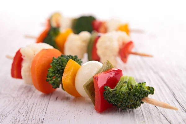Vegetables on pick — Stock Photo, Image