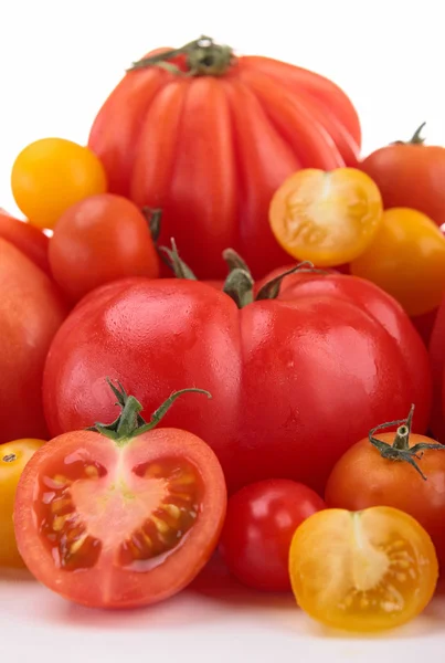 Different variety of tomatoes — Stock Photo, Image