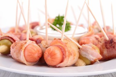 jambon sarılı meze