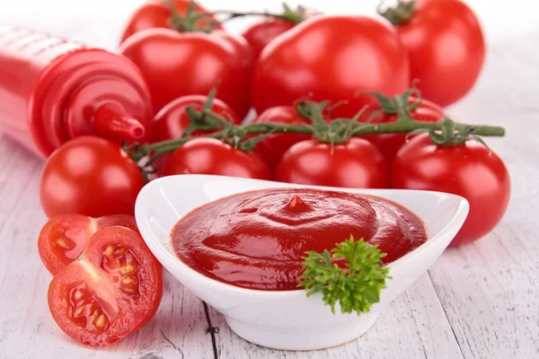 Tomatensaus, ketchup — Stockfoto