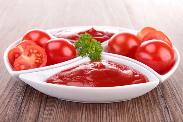 Sos pomidorowy, ketchup — Zdjęcie stockowe