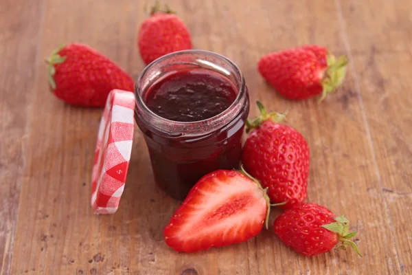 Marmellata di fragole — Foto Stock