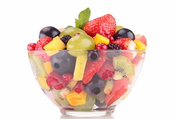 Isolierter Obstsalat — Stockfoto