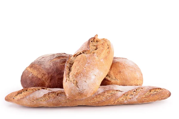 Izolované chléb — Stock fotografie