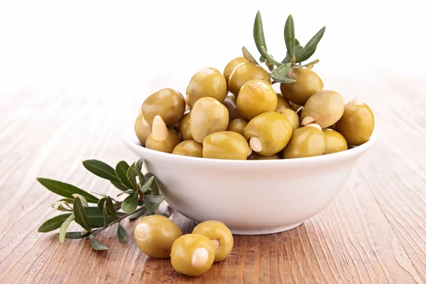 Bowl of olive — Stock Photo, Image