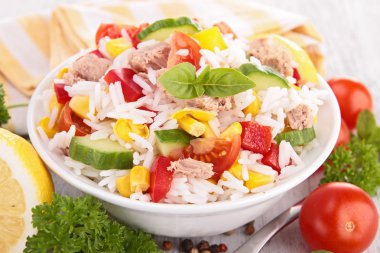 pirinç, domates, Mısır, salatalık