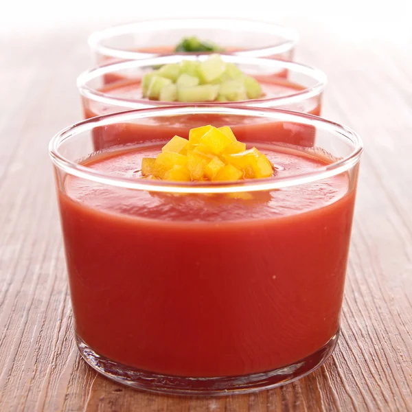 Hideg gazpacho leves — Stock Fotó