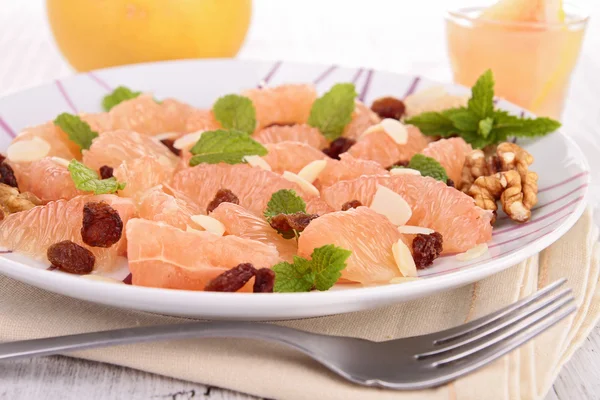 Grapefruktsalat – stockfoto