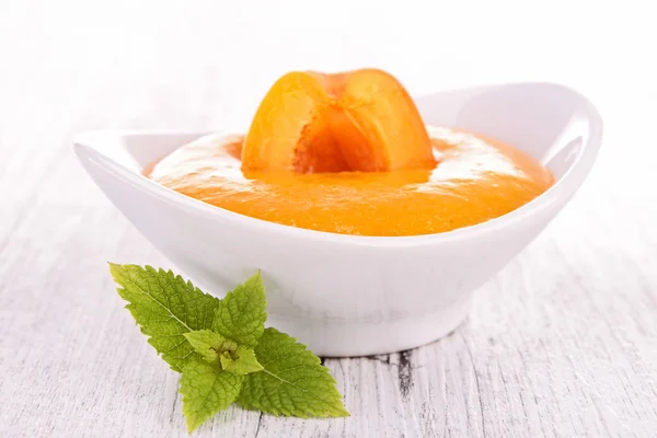 Apricot dessert — Stock Photo, Image