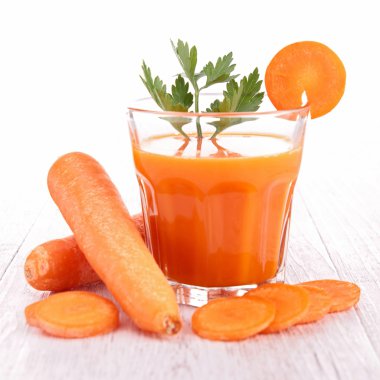 havuç suyu ve maydanoz