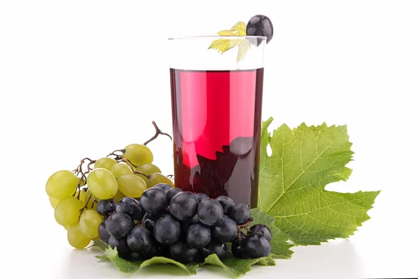 Succo d'uva isolato — Foto Stock