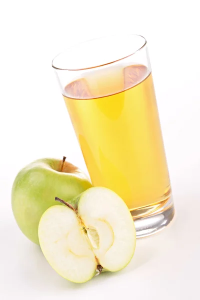 Isolerade äppeljuice — Stockfoto