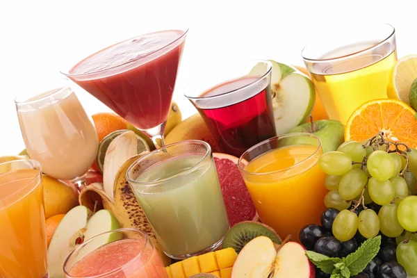 Group of fruit juice — Stock Photo, Image