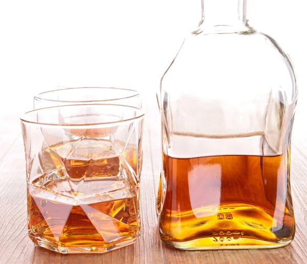 Whisky e charuto — Fotografia de Stock