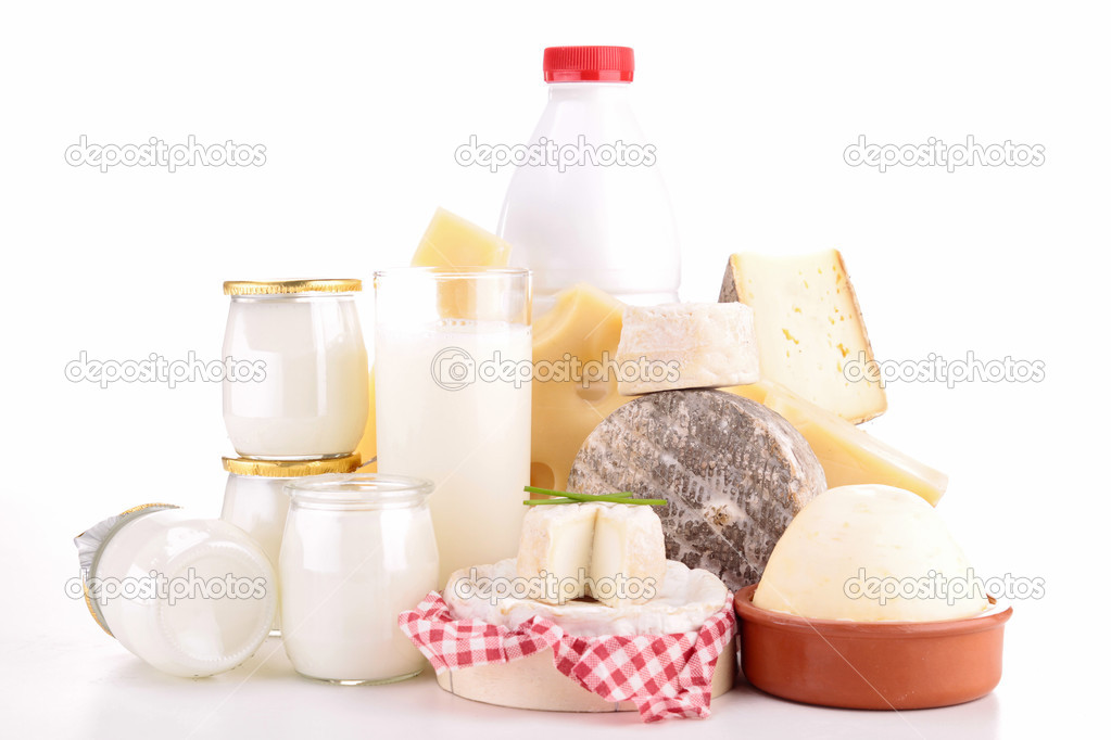 Dairy product isolated