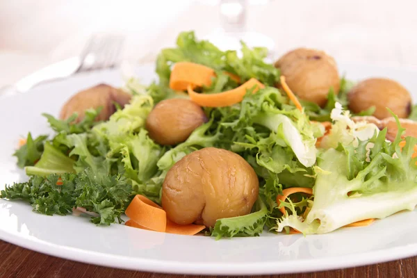 Chestnu salad — Stock Photo, Image