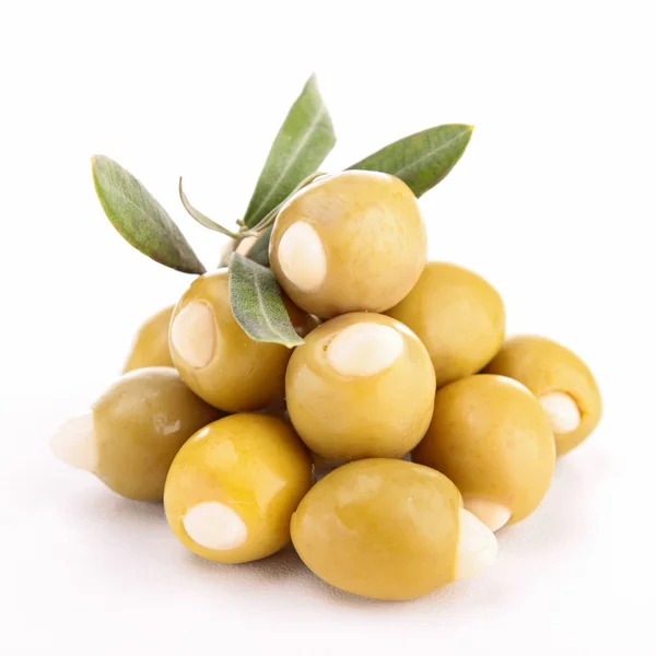 Isolierte Oliven — Stockfoto
