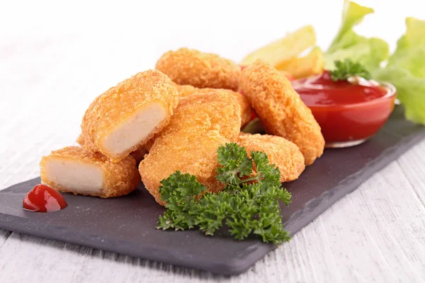 Nuggets z kurczaka — Zdjęcie stockowe