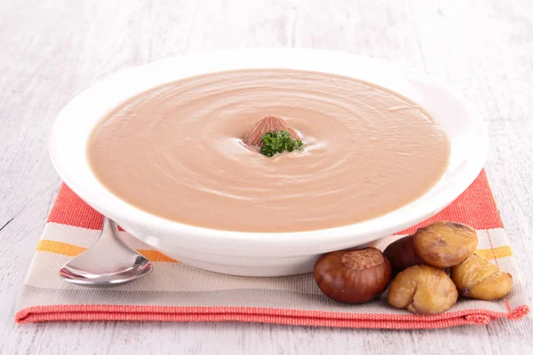 Zuppa di castagne — Foto Stock