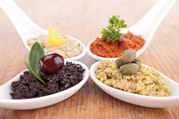 Sortimento de tapenade — Fotografia de Stock