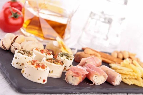 Assortment of appetizers — Stock Photo, Image