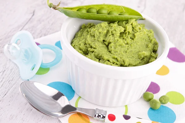 Pea puree — Stock Photo, Image