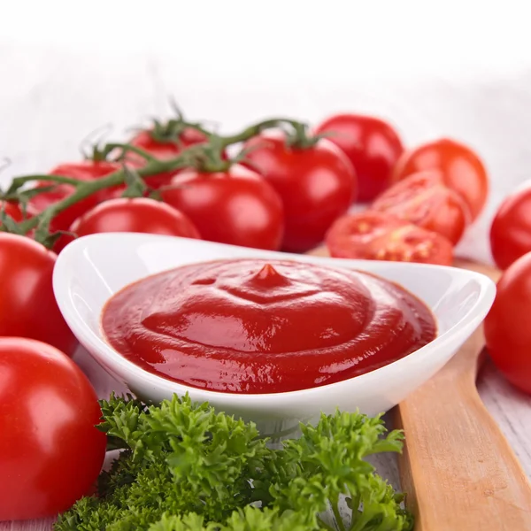 Tomatensaus, ketchup — Stockfoto